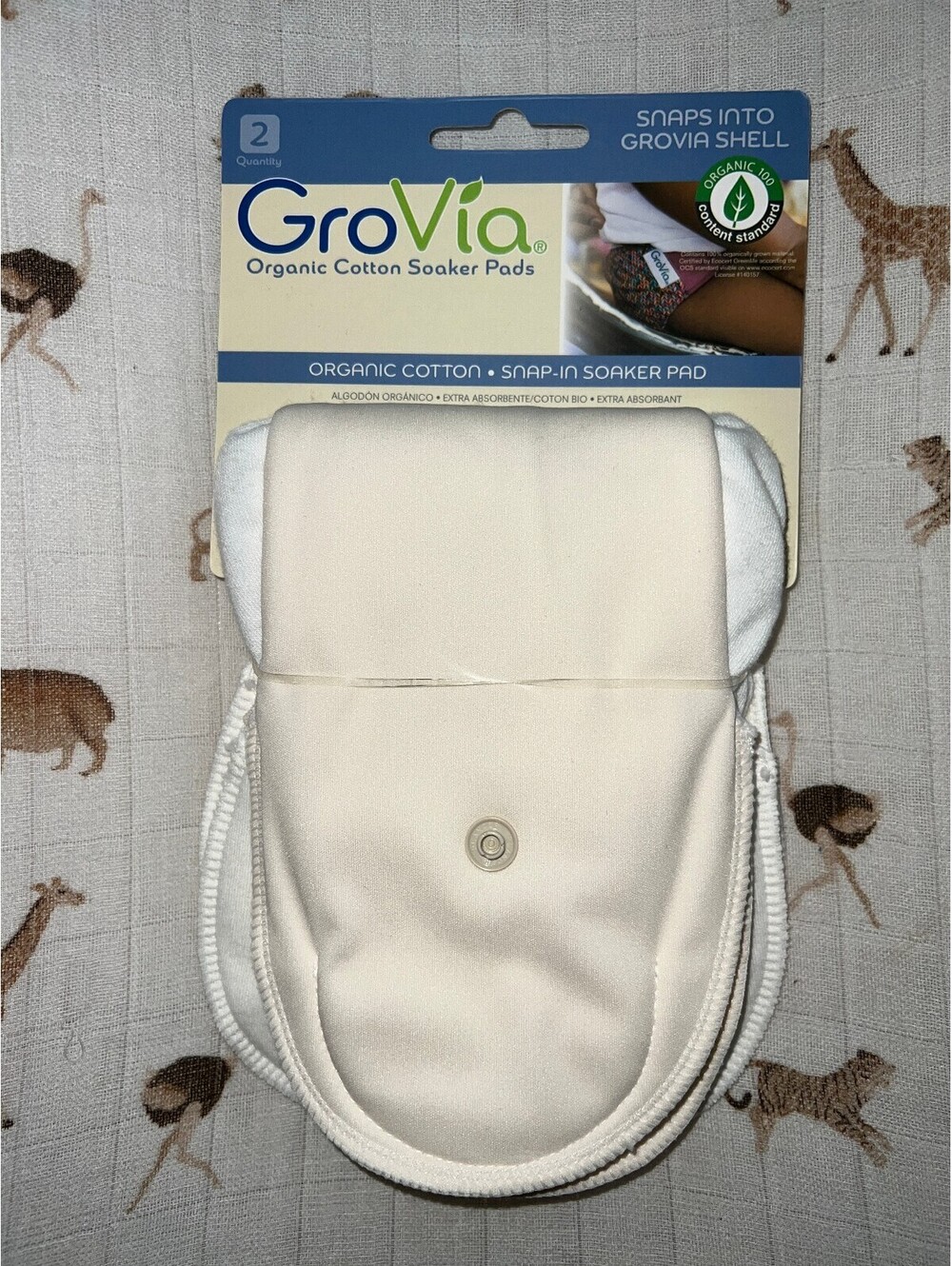NIP GroVia Organic Cotton Soaker Pads